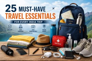 Read more about the article 25 Must-Have Travel Essentials for Every India Trip (2026 Guide)